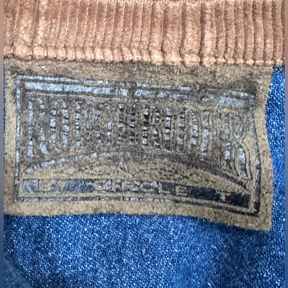Roughrider by Circle T Vintage Sherpa Western Jacket Red 90s Heritage Ranch - Picture 8 of 9